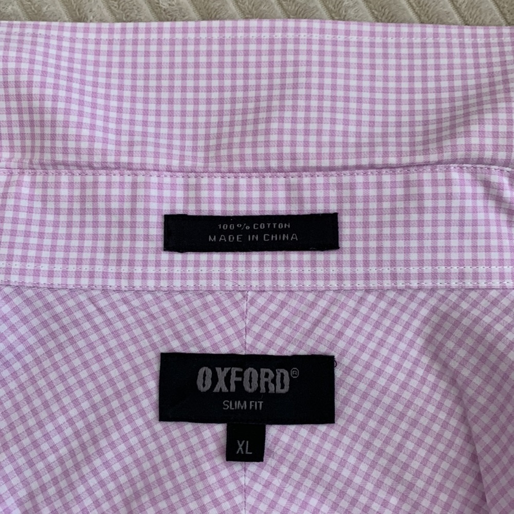 Oxford men’s long sleeve shirt XL slim fit new. - Picture 5 of 6